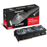 Powercolor hellhound radeon rx 7900 xtx 24g grafische kaart (1x hdmi, 3x displayport)