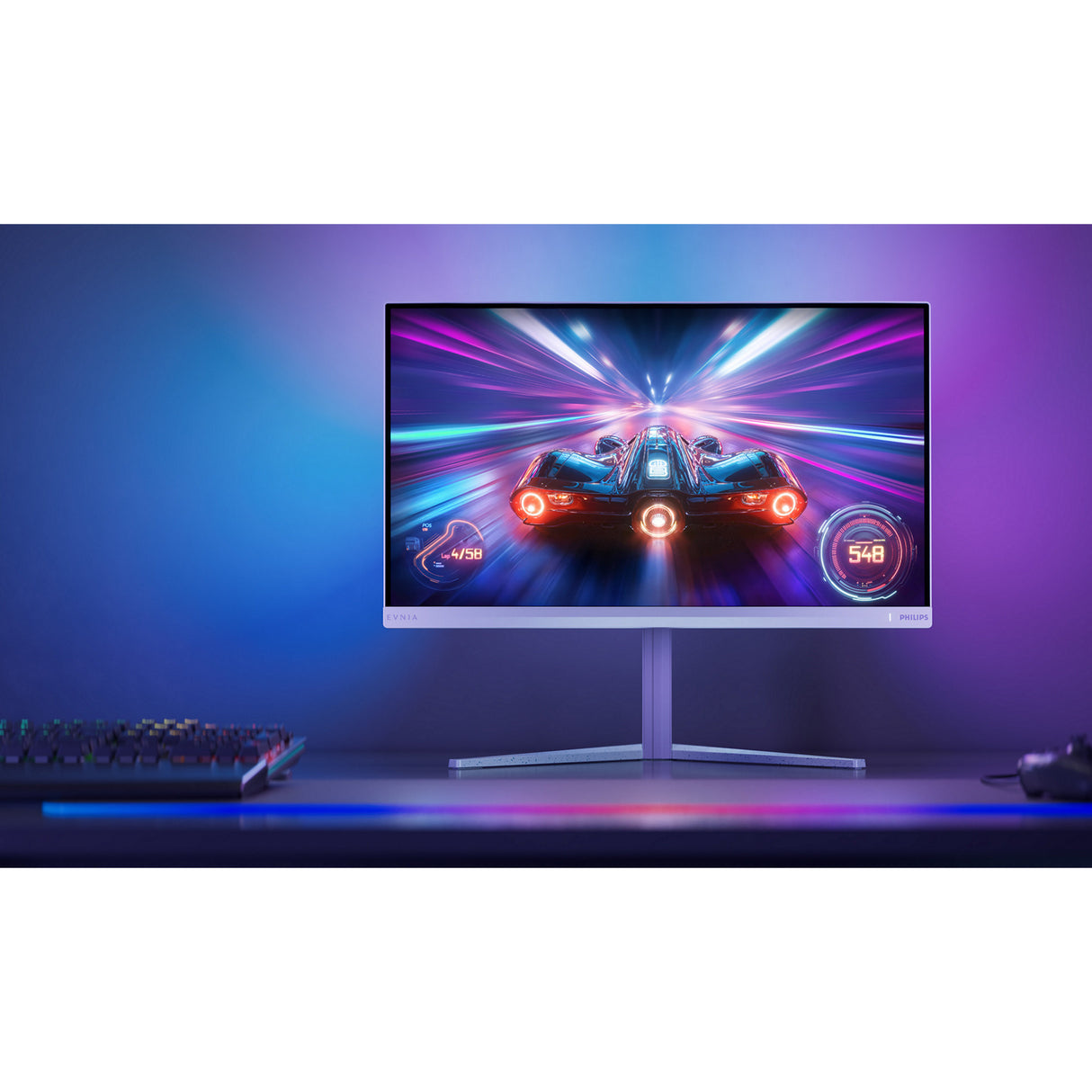 Philips evnia 27m2n5901a 27 4k uhd gaming monitor (wit, 2x hdmi, displayport, 2x usb-a, usb-b, usb-c, 160 hz 320 hz)