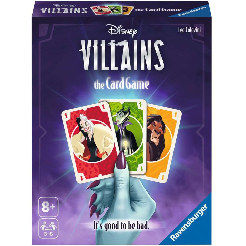 Ravensburger disney villains kaartspel (nederlands, 3 - 6 spelers, 15 minuten, vanaf 8 jaar)