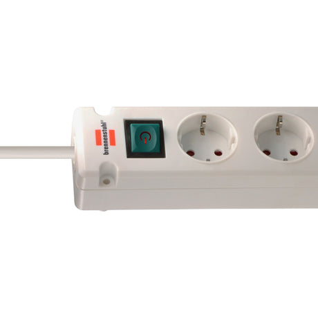 Brennenstuhl bremounta stekkerdoos 5-voudig met 2 usb c-laadcontactdozen stekkerdoos (wit, 2x usb c)
