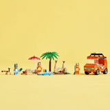 Lego bluey - bluey's autorit naar het strand constructiespeelgoed (11202)