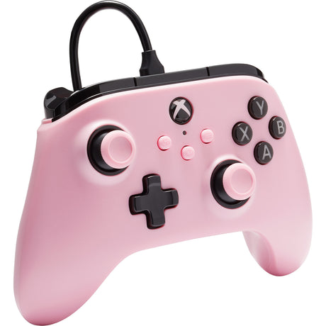 Powera bedrade controller voor xbox series x|s (roze, xbox series x|s, xbox one, pc)