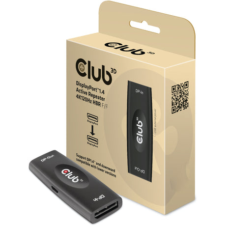 Club 3d displayport 1.4 actieve repeater (zwart)