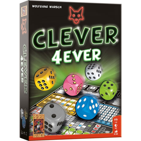 999games 999 games clever 4ever dobbelspel (nederlands, 1 - 4 spelers, 30 minuten, vanaf 8 jaar)