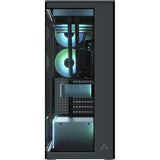 Arctic xtender midi tower behuizing (zwart | 2x usb-a | 1x usb-c | rgb | tempered glass)