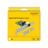 Delock pcie kaart 1x gigabit lan netwerkadapter