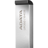 Adata ur350 64 gb usb-stick (nikkel zwart, usb-a 3.2 gen 1 (5 gbit s))