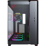 Montech king 95 pro midi tower behuizing (zwart | 2x usb-a | 1x usb-c | rgb | tempered glass)