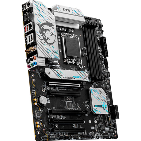 Msi b760 gaming plus wifi ddr4 socket 1700 moederbord (raid, 2.5 gb-lan, wi-fi 6e, bt, sound, atx)