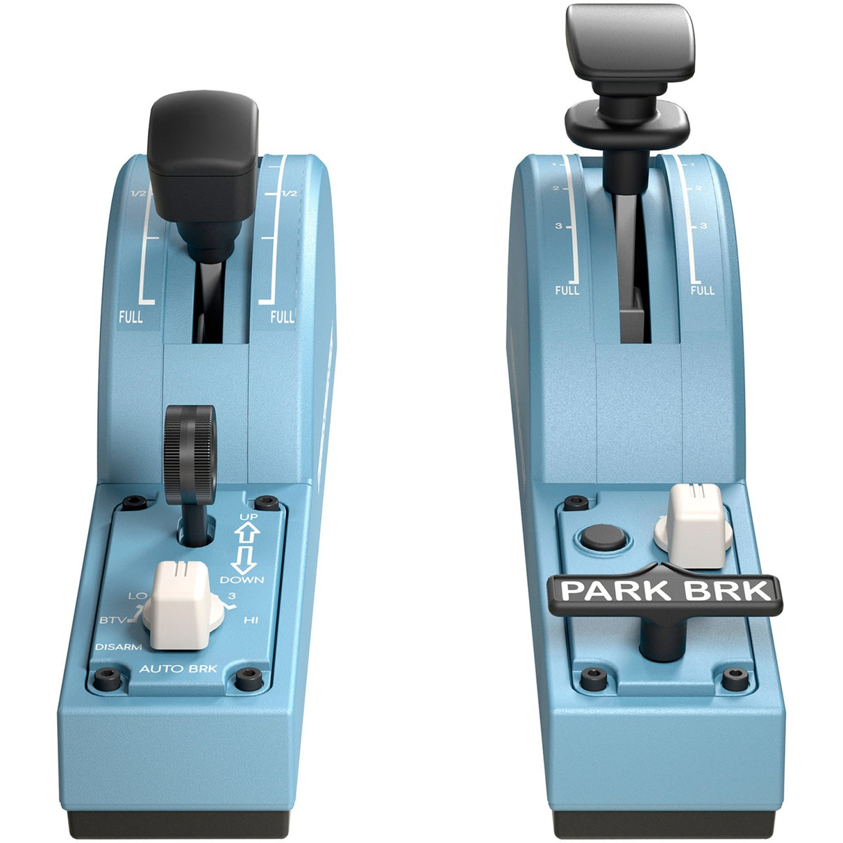 Thrustmaster tca quadrant add-on airbus edition gaming gasregelaar (blauwgrijs zwart, pc)