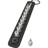Wera riem a3 torx hf zyklop bitmoerenset met houderfunctie, 1 4 aandrijving dopsleutel (zwart zilver)