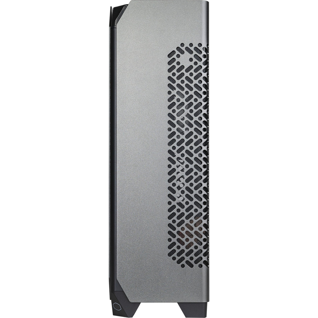 Cooler master ncore 100 max mini tower behuizing (donkergrijs | 2x usb-a | 1x usb-c)