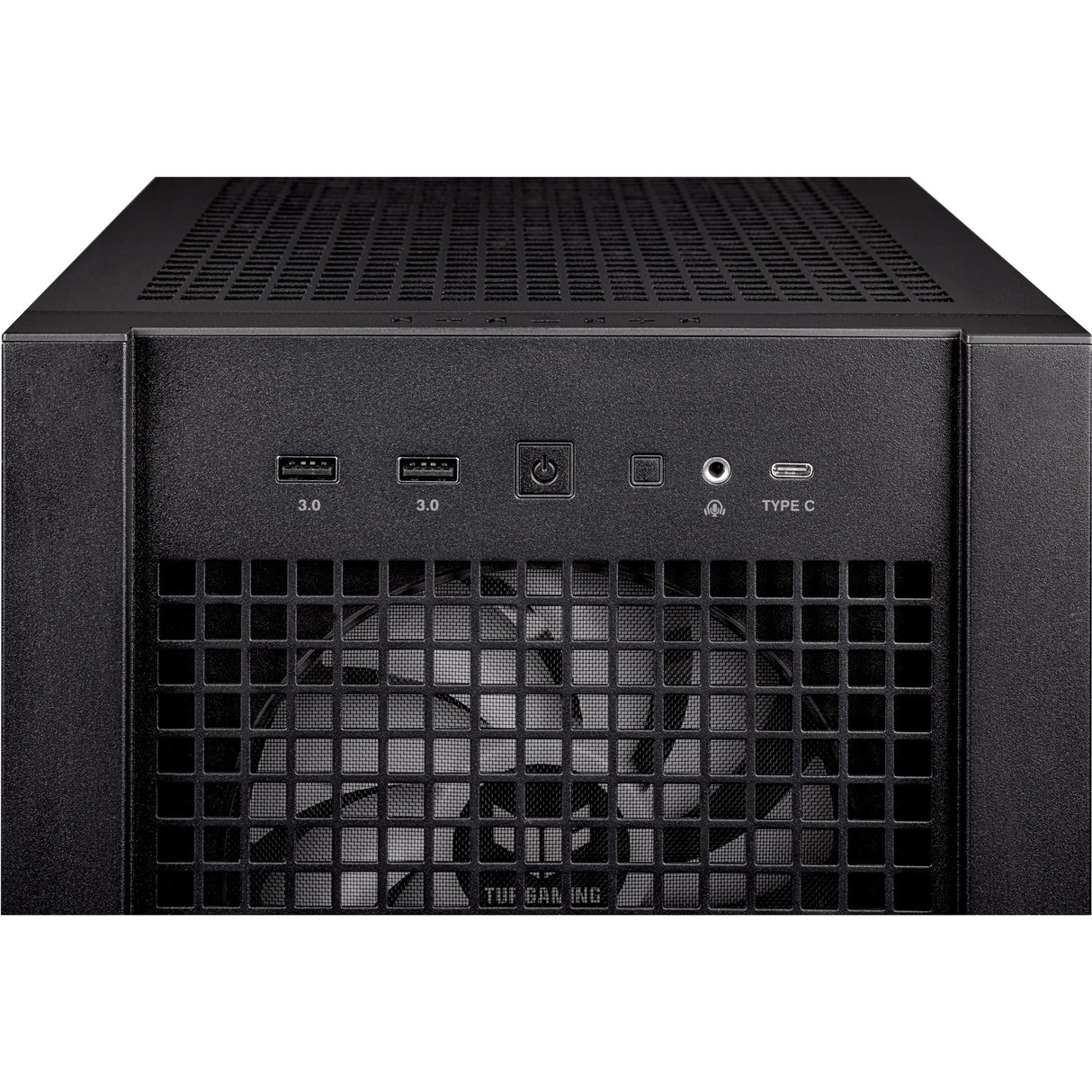 Asus tuf gaming gt302 argb midi tower behuizing (zwart | 2x usb-a | 1x usb-c | rgb | tempered glass)