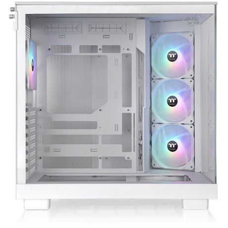 Thermaltake view 380 xl tg argb snow midi tower behuizing (wit | 2x usb-a | 1x usb-c | rgb | window)