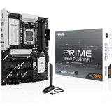 Asus prime b850-plus wifi socket am5 moederbord (raid, 2.5gb-lan, wi-fi 6e, bt, sound, atx)