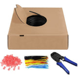 Goobay cat.6 netwerkkabel (zwart, 100 meter, u utp, outdoor)