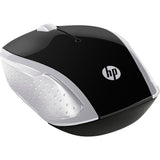 Hp draadloze muis 200 (zwart zilver, 1000 dpi)