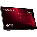 Viewsonic frameless touch monitor met 10-punts pcap 24 (zwart, hdmi, displayport, vga)
