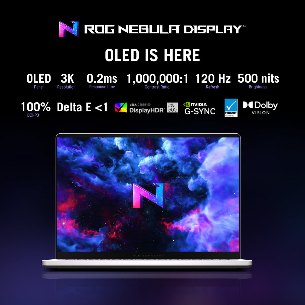 Asus rog zephyrus g14 ga403up-qs001w 14 copilot+ gaming laptop (wit | ryzen 9 270 | rtx 5070 | 32 gb | 1 tb ssd | oled)