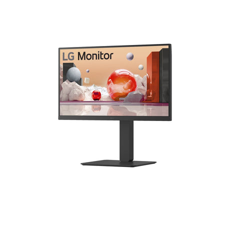 Lg 24ba850 23.8 monitor (zwart, hdmi, displayport, audio, lan, usb-c, webcam)