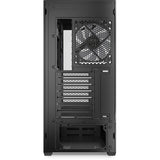 Sharkoon ak6 rgb midi tower behuizing (zwart | 2x usb-a | 1x usb-c | rgb | tempered glass)