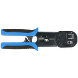 Delock rj45 crimp + cut set krimptang (zwart blauw)