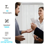 Plaud note dicteerapparaat (zwart, 64 gb, bluetooth (ble 5.2), wi-fi (2.4ghz))
