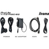 Iiyama prolite t1721msc-b2 17 touchscreen monitor (zwart, hdmi, vga, usb-a)