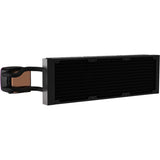 Xyz pc gear aquapulse aio 360 waterkoeling (zwart, argb, pwm)