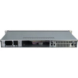 Inter-tech 1u k-125l rack behuizing (zwart | 2x usb-a)