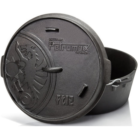 Petromax dutch oven ft12-t kookpan (zwart, 10,8 liter)
