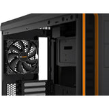 Be quiet! pure base 600 window midi tower behuizing (zwart oranje | 2x usb-a | tempered glass)