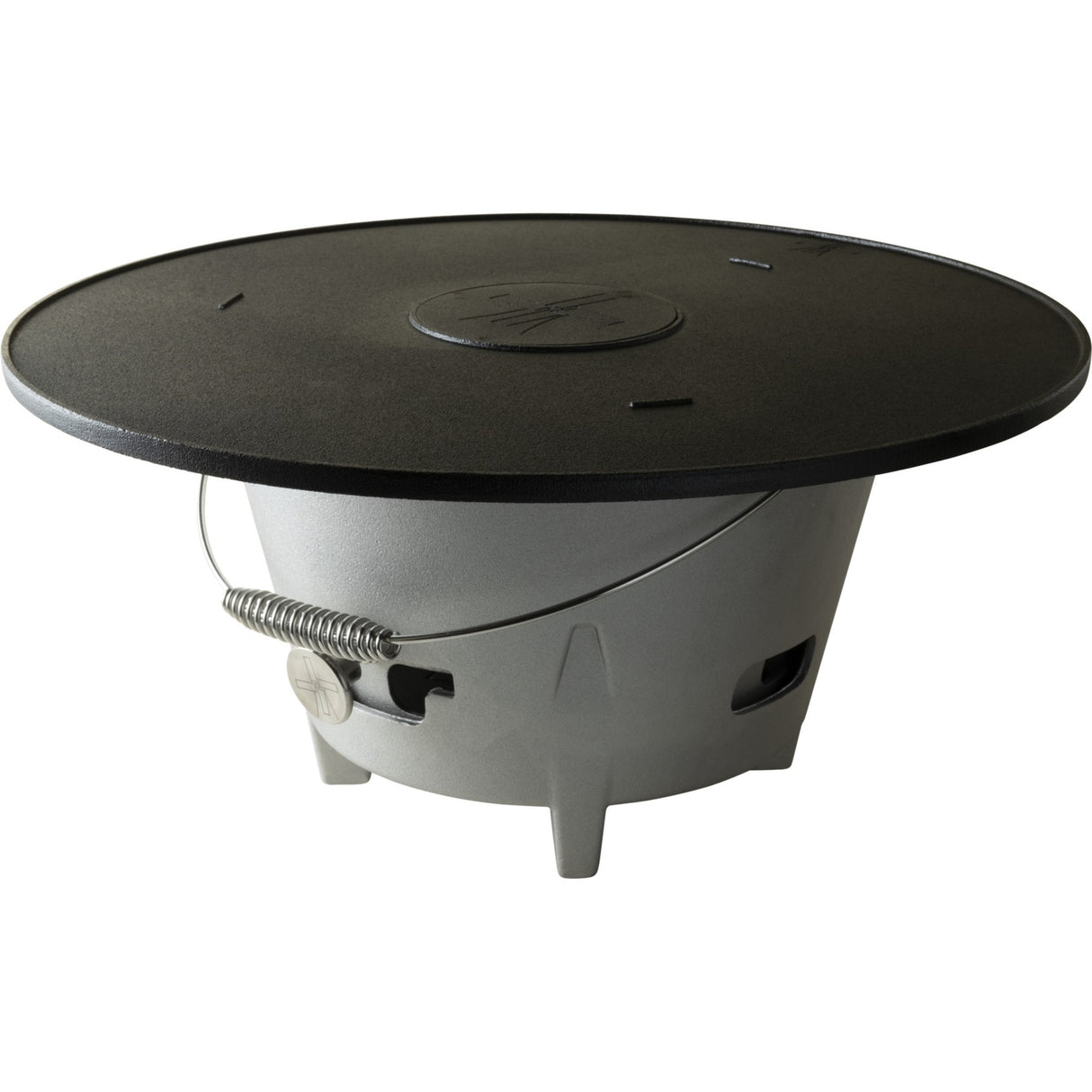 The windmill plancha grillplaat (zwart, 75 cm)