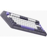 Iqunix og80 lavandin wireless mechanical keyboard (lavendel, us lay-out (qwerty), cherry mx brown, 80% (tkl), hot-swappable, pbt, 2.4ghz | bluetooth 5.1 | usb-c)