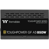 Thermaltake toughpower gf a3 gold - tt premium edition modulaire 850 watt voeding (zwart, 4x pcie)