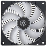 Silverstone air penetrator 120sk argb case fan (zwart, 120 x 120 x 25 mm, pwm)