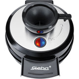 Steba wafelijzer we 20 volcano (zwart zilver)