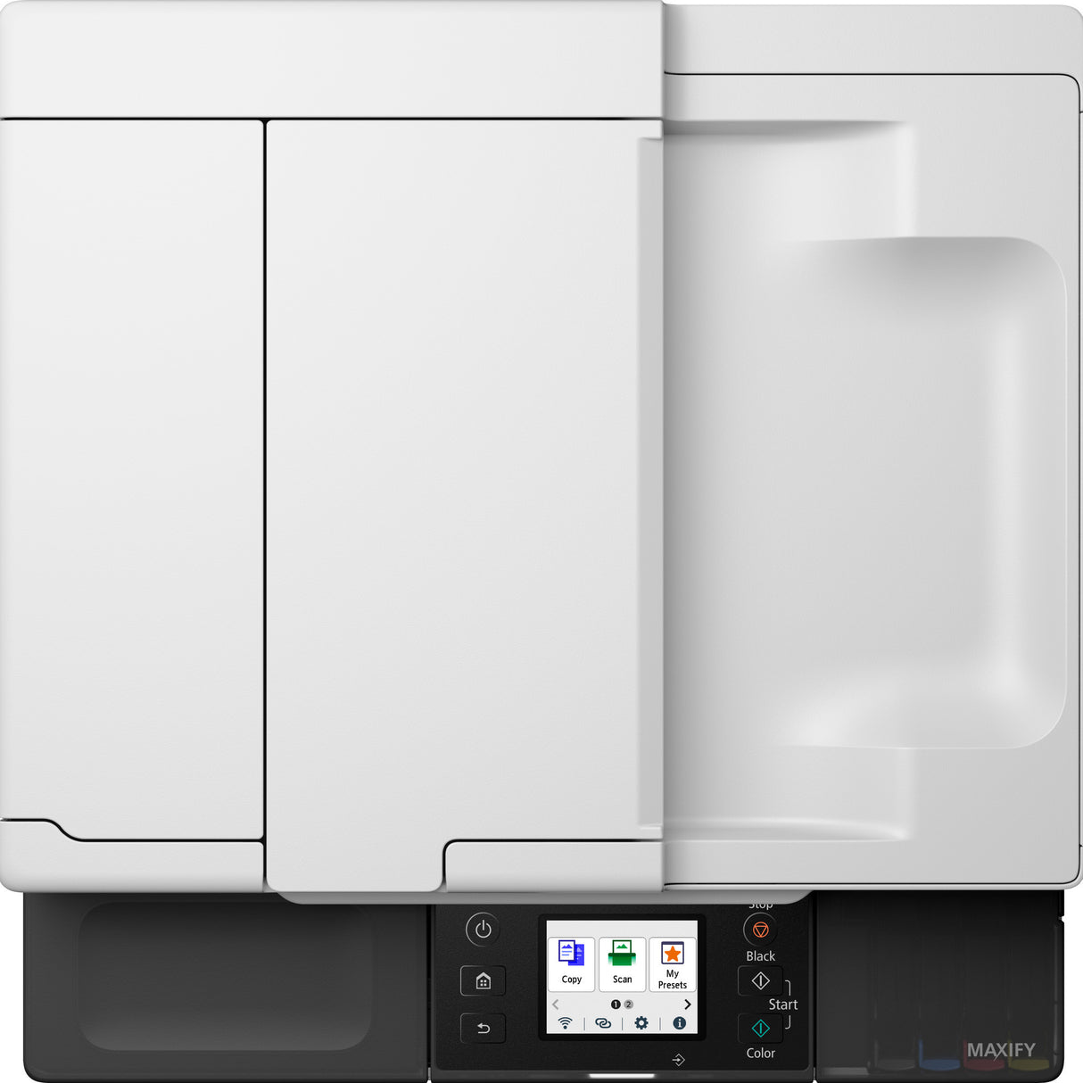 Canon maxify gx2051 all-in-one inkjetprinter met faxfunctie (wit, printen, kopiëren, scannen, faxen, wi-fi)