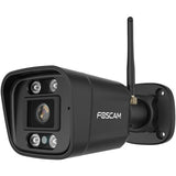 Foscam v5p, 3k 5mp dual-band wifi camera met geluid- en lichtalarm (zwart)