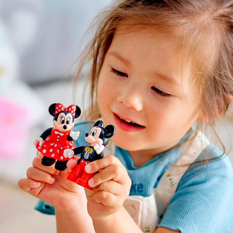 Lego duplo | disney mickey %26 minnie verjaardagstrein, bouwbaar speelgoed voor peuters 10941