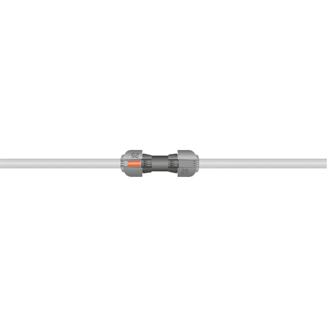 Gardena verbindingsstuk 25 mm (grijs zwart, 2775-20)