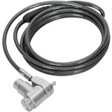 Targus defcon ultimate universal keyed cable lock with adaptable lock head diefstalbeveiliging