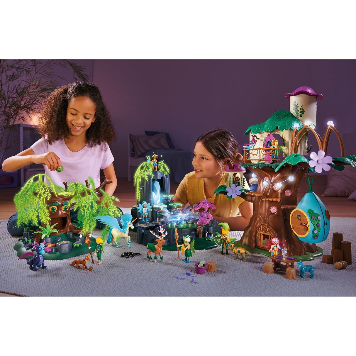 Playmobil ayuma - magische energiebron constructiespeelgoed (70800)