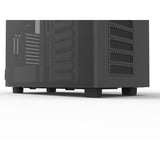 Thermaltake ax700 tg big tower behuizing (zwart | 4x usb-a | 1x usb-c | tempered glass)