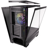 Antec c7 argb midi tower behuizing (zwart | 2x usb-a | 1x usb-c | tempered glass)