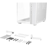 Be quiet! light base 600 dx midi tower behuizing (wit | 2x usb-a | 1x usb-c | rgb | tempered glass)