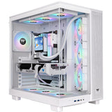 Thermaltake view 380 xl tg argb snow midi tower behuizing (wit | 2x usb-a | 1x usb-c | rgb | window)