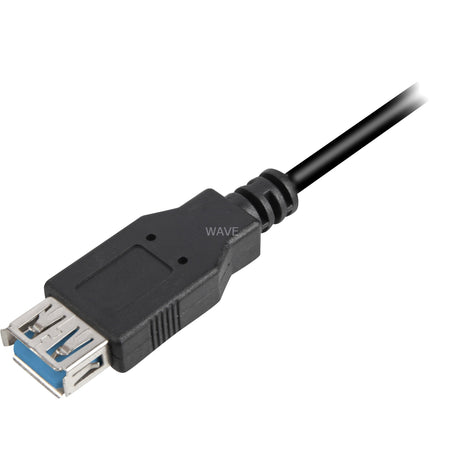 Sharkoon usb 3.0 verlengkabel (zwart, 1 meter)