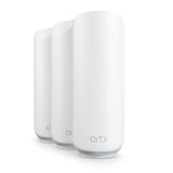 Netgear orbi 370 wifi mesh systeem, dual-band wifi 7-mesh systeem, 3 stuks mesh router (wit, 1x orbi wifi 7-router (rbe371), 2x orbi wifi 7-satellieten (rbe370))
