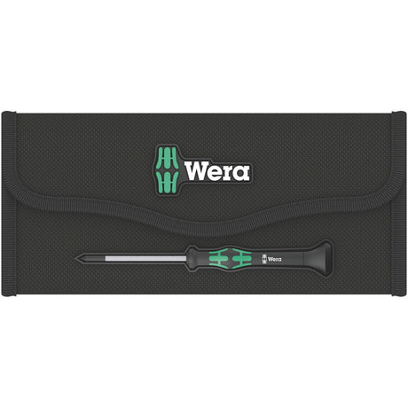 Wera compakt micro 21 esd 1 schroevendraaier (zwart groen, voor elektrische apparaten)